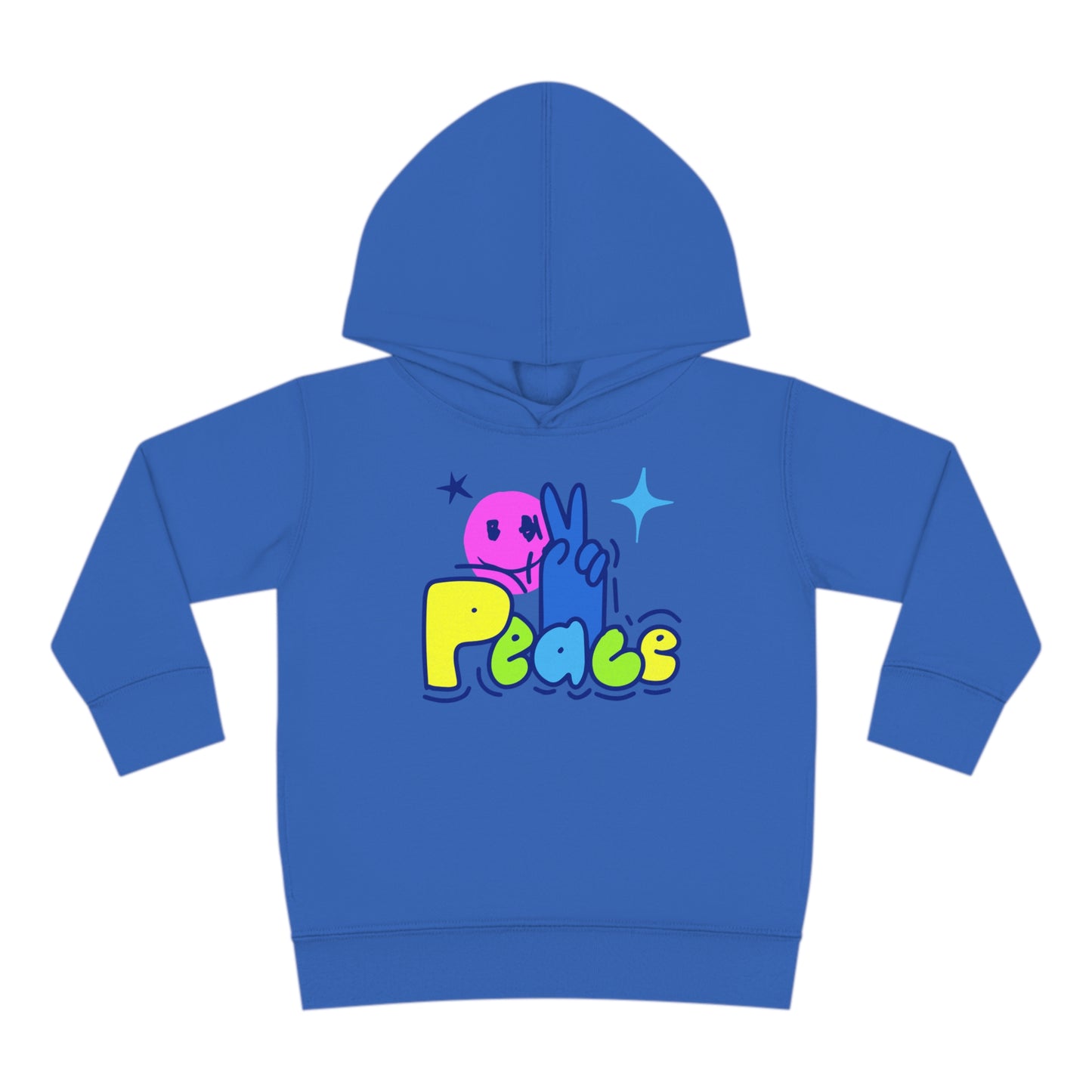 PEACE-Toddler Pullover Fleece Hoodie