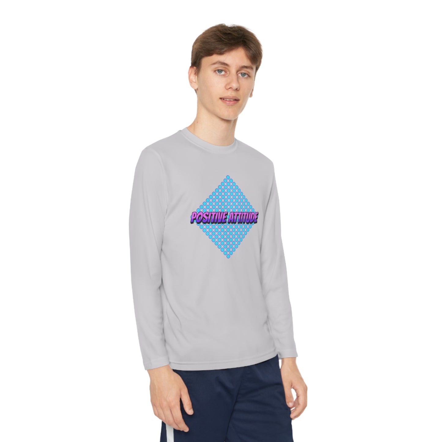 POSITIVE ATTITUDE-Youth Long Sleeve Competitor Tee