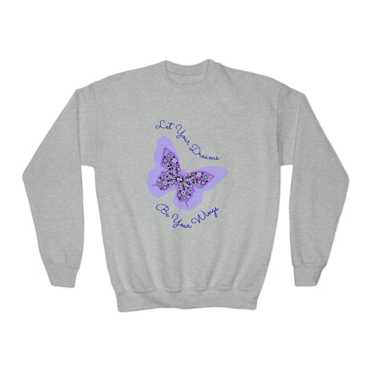 LET YOUR DREAMS-Youth Crewneck Sweatshirt