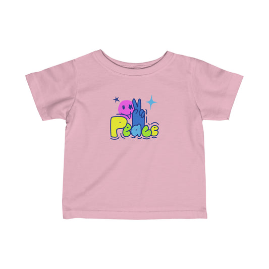 PEACE-Infant Fine Jersey Tee