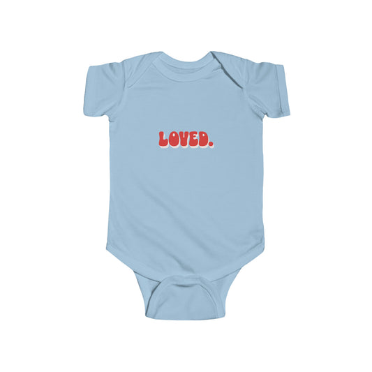 LOVED -Infant Fine Jersey Bodysuit