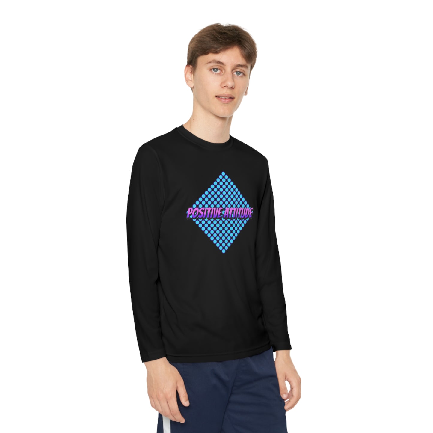 POSITIVE ATTITUDE-Youth Long Sleeve Competitor Tee