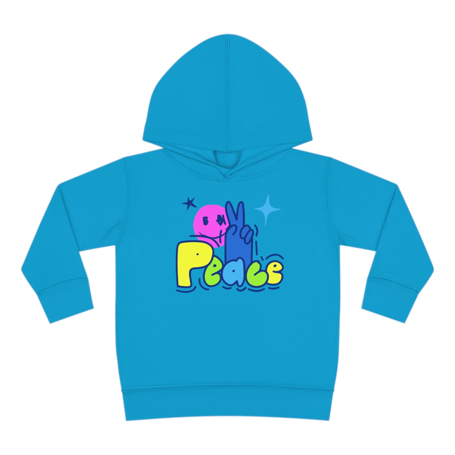 PEACE-Toddler Pullover Fleece Hoodie