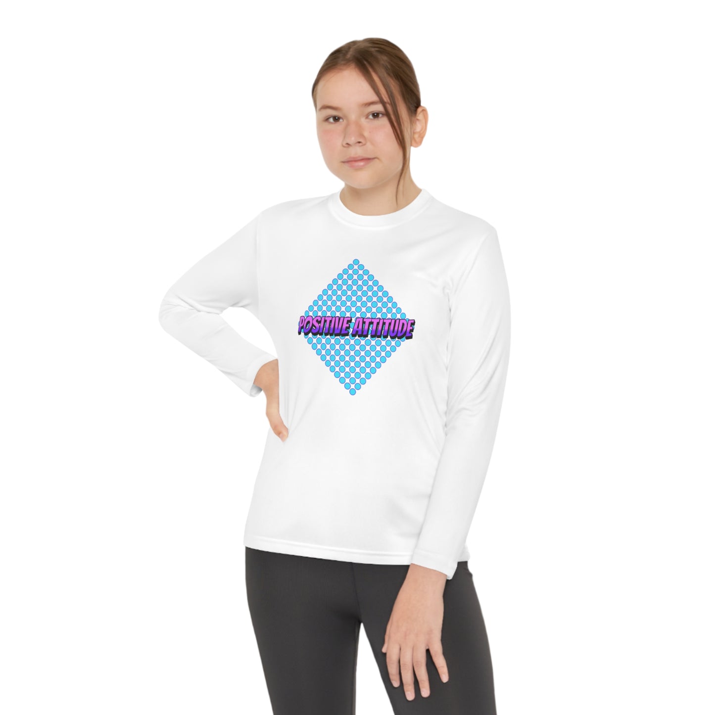 POSITIVE ATTITUDE-Youth Long Sleeve Competitor Tee