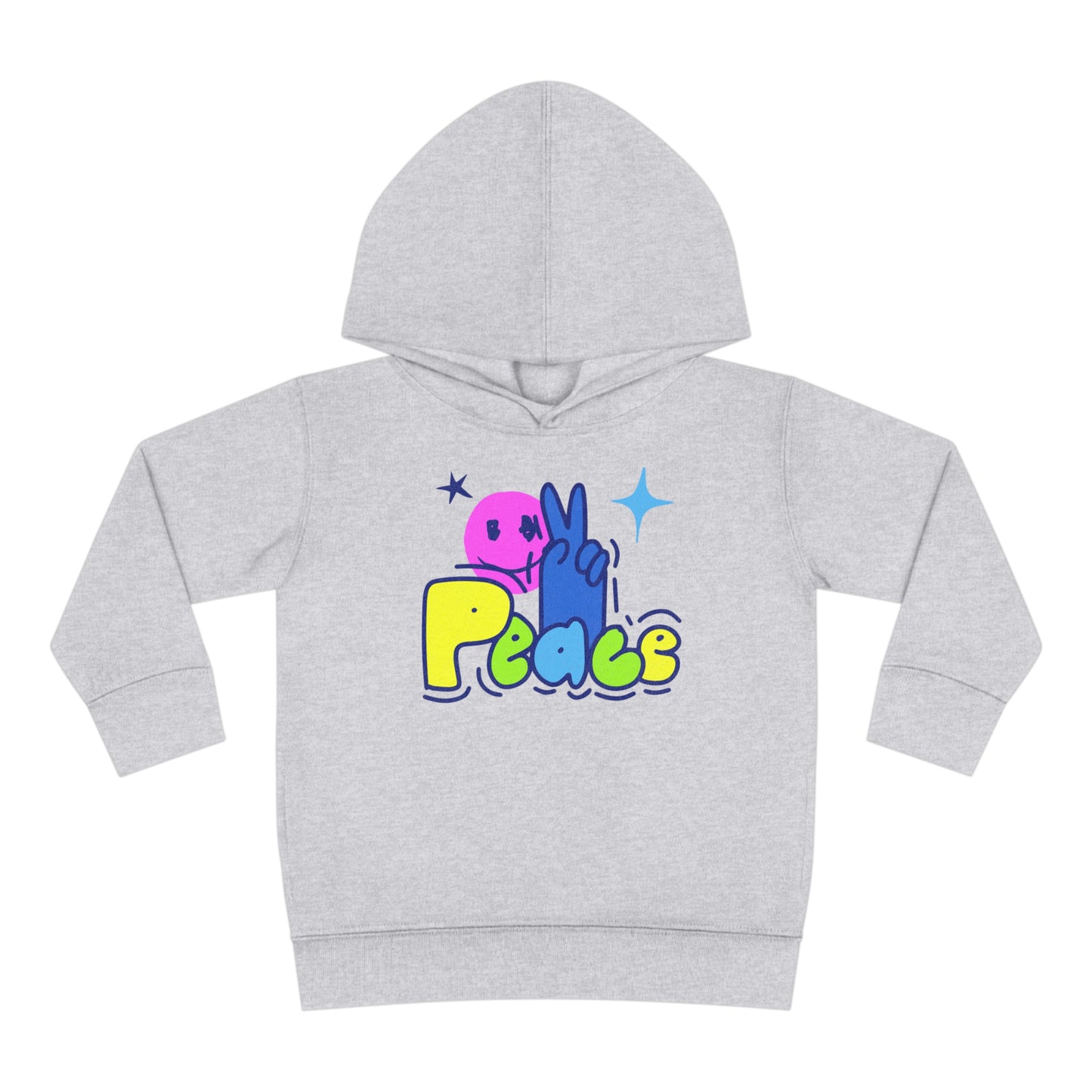 PEACE-Toddler Pullover Fleece Hoodie