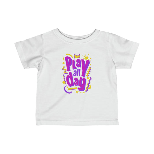 PLAY ALL DAY-Infant Fine Jersey Tee