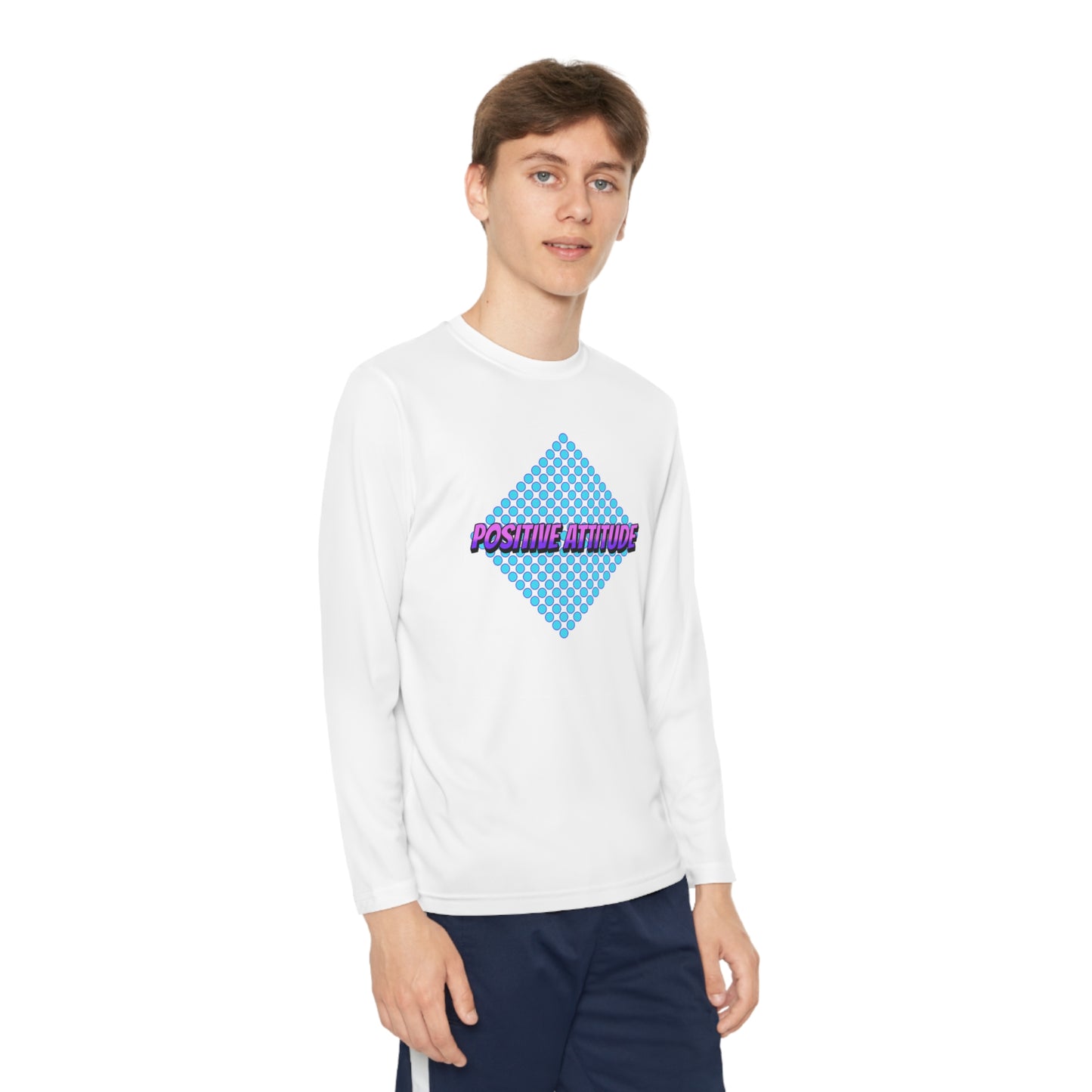 POSITIVE ATTITUDE-Youth Long Sleeve Competitor Tee