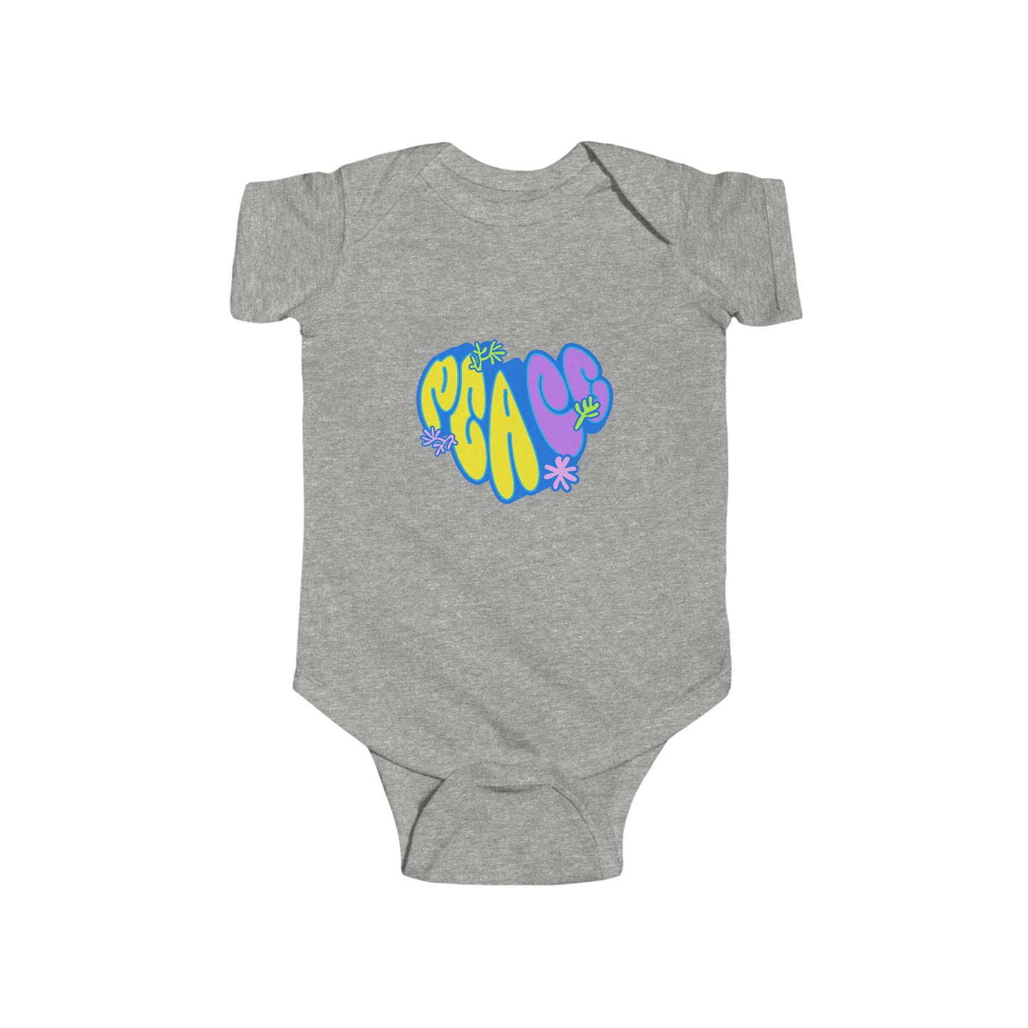 PEACE-Infant Fine Jersey Bodysuit