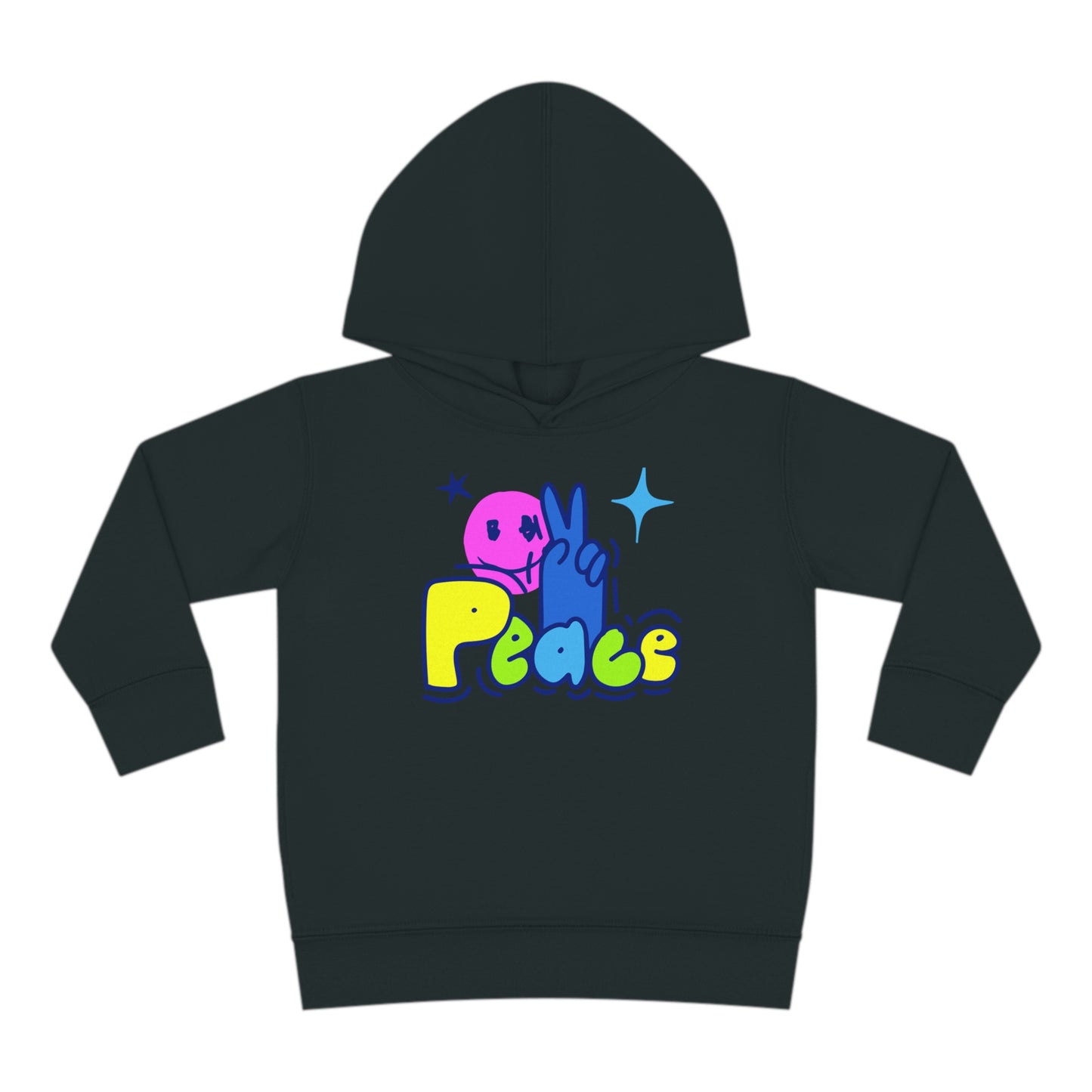 PEACE-Toddler Pullover Fleece Hoodie