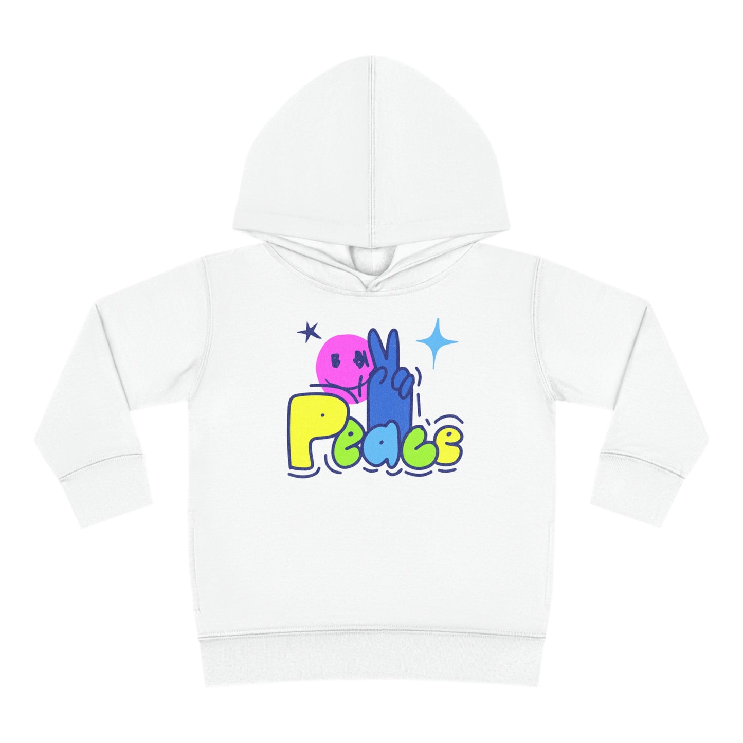 PEACE-Toddler Pullover Fleece Hoodie