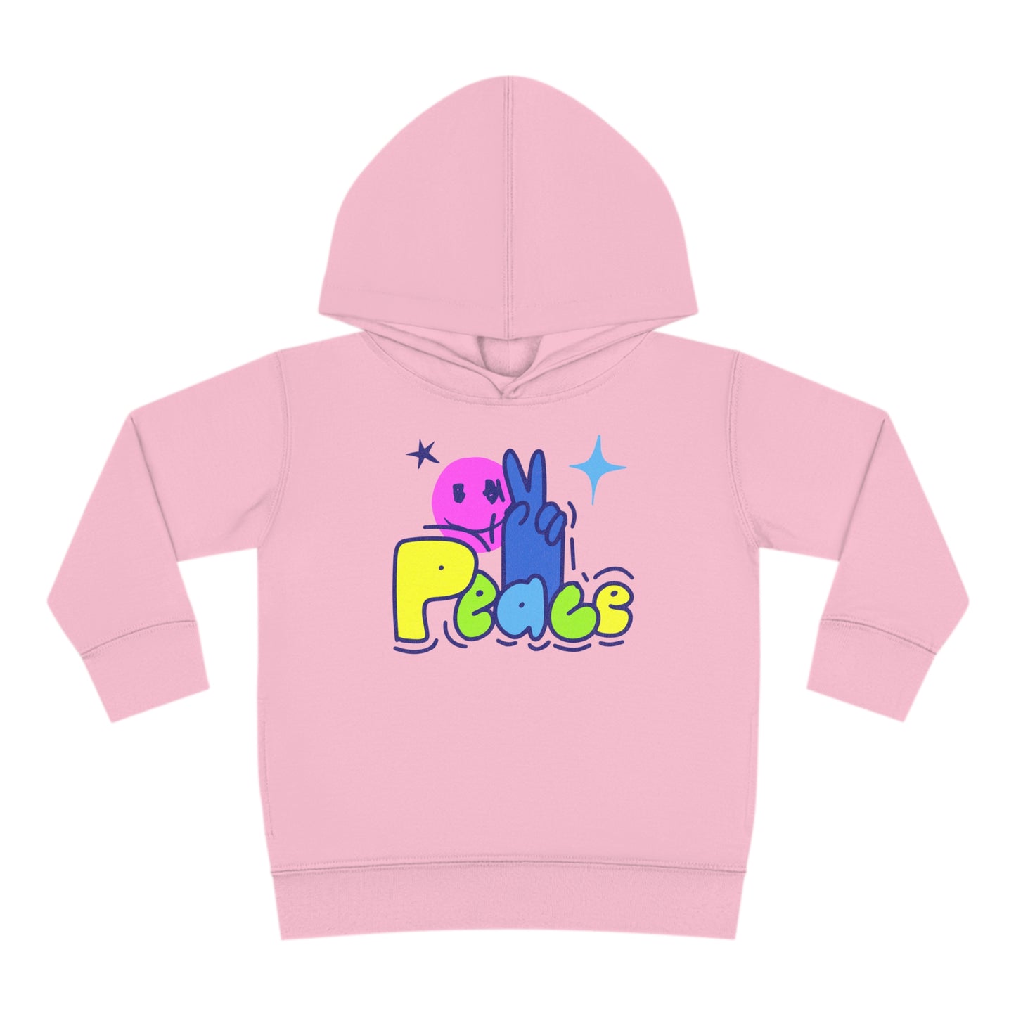 PEACE-Toddler Pullover Fleece Hoodie