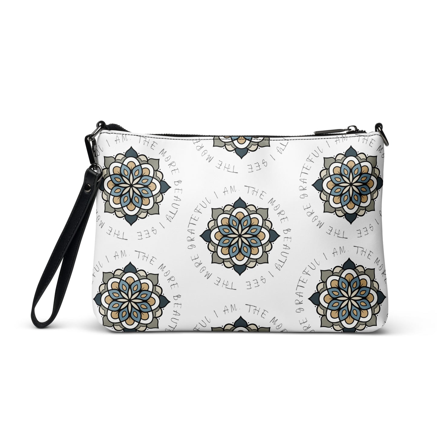 THE MORE GRATEFUL I AM, THE MORE BEAUTY I SEE - Crossbody bag