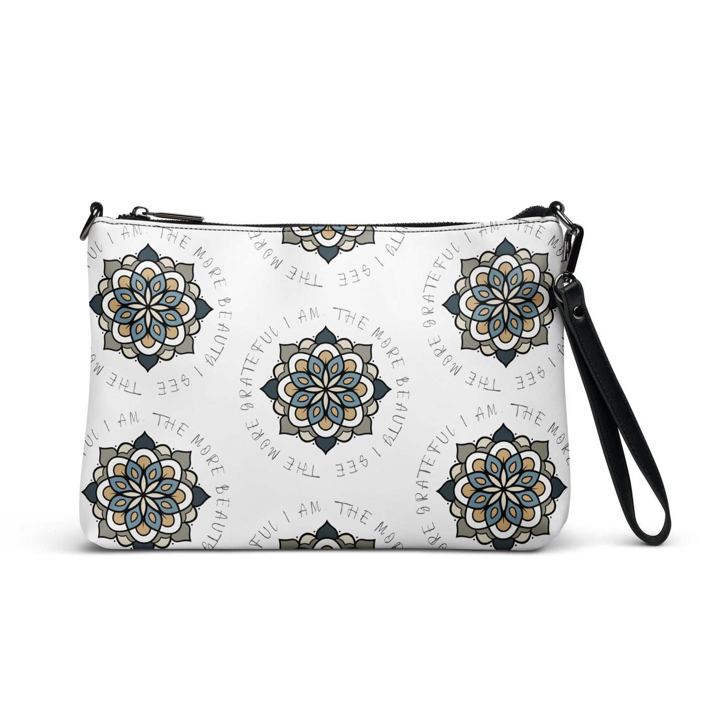 THE MORE GRATEFUL I AM, THE MORE BEAUTY I SEE - Crossbody bag