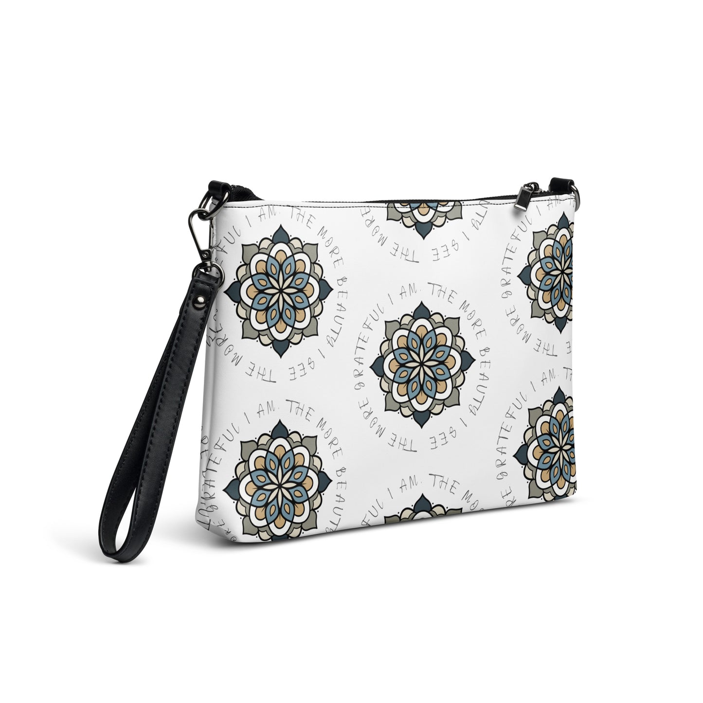 THE MORE GRATEFUL I AM, THE MORE BEAUTY I SEE - Crossbody bag