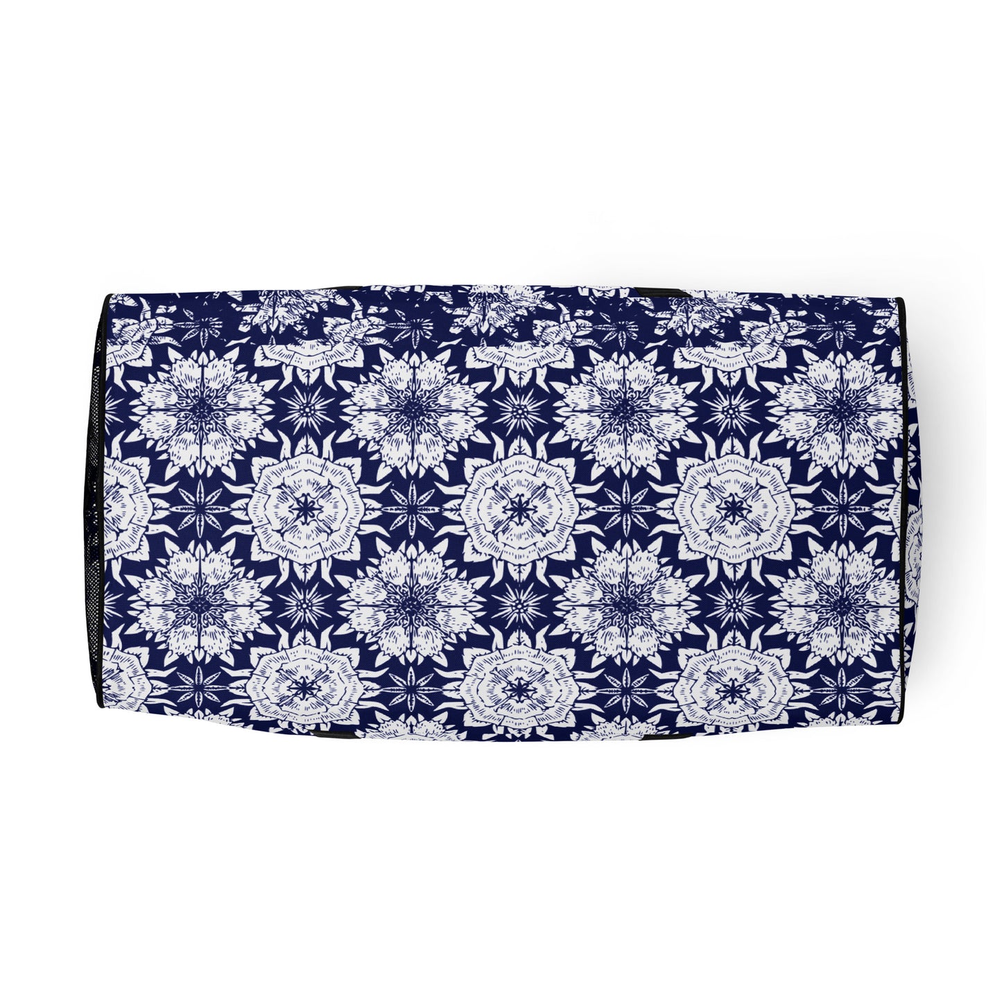 NAVY MANDALA-All Over Print Duffle Bag