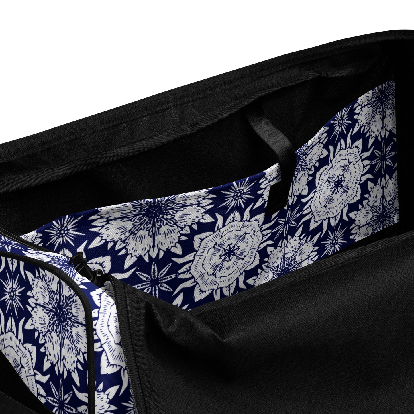 NAVY MANDALA-All Over Print Duffle Bag