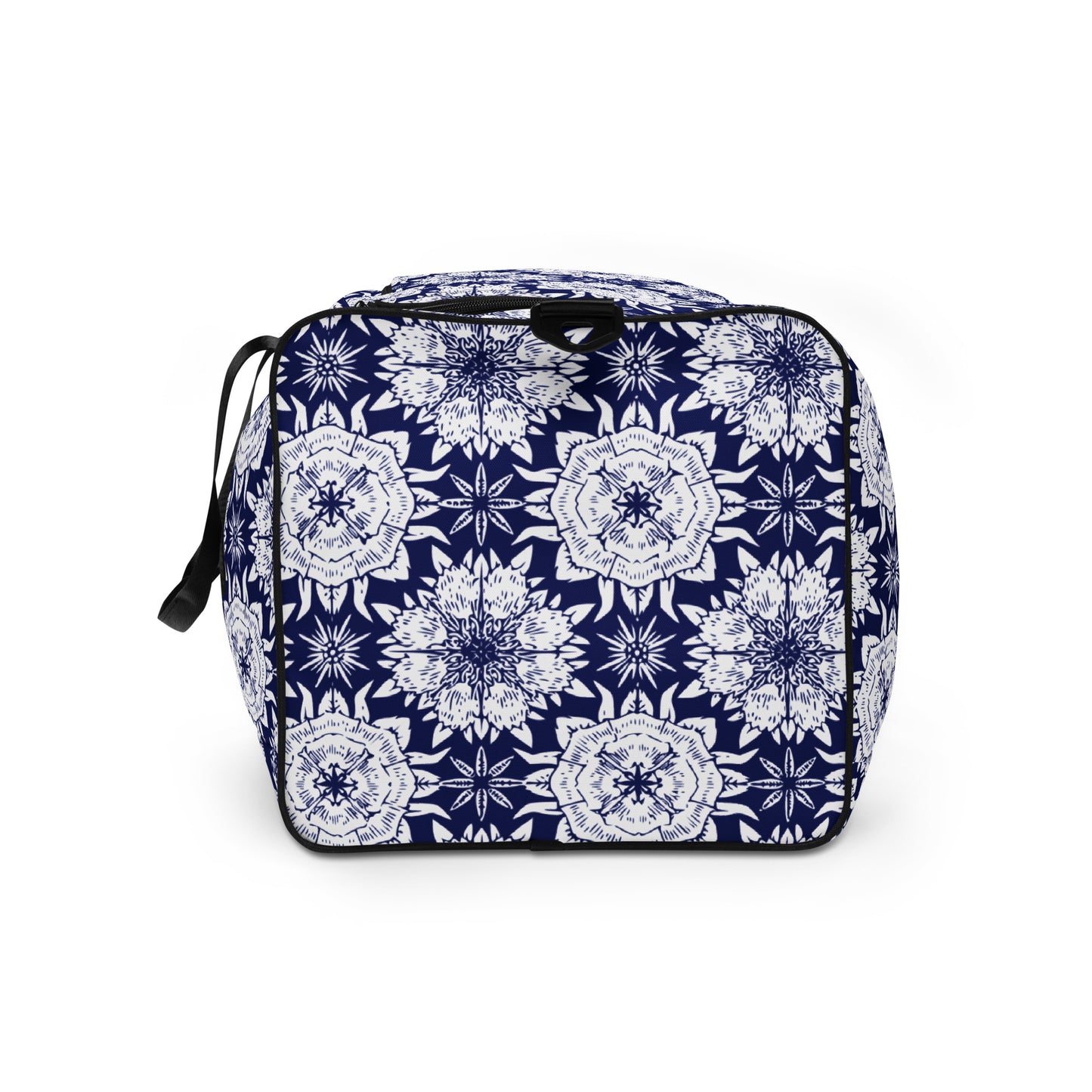 NAVY MANDALA-All Over Print Duffle Bag