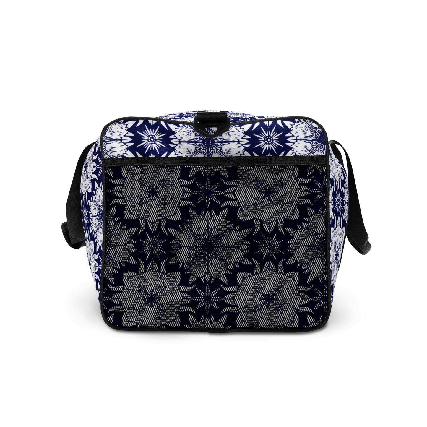 NAVY MANDALA-All Over Print Duffle Bag