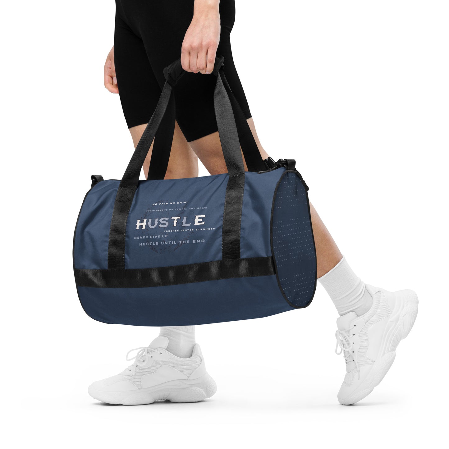 HUSTLE BLUE- gym bag