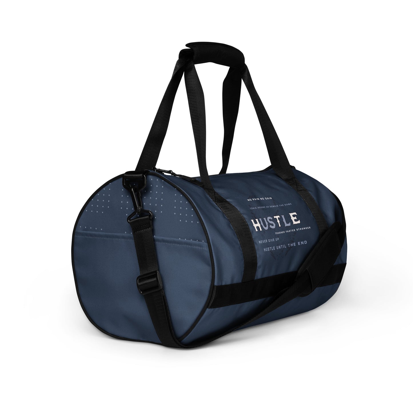 HUSTLE BLUE- gym bag