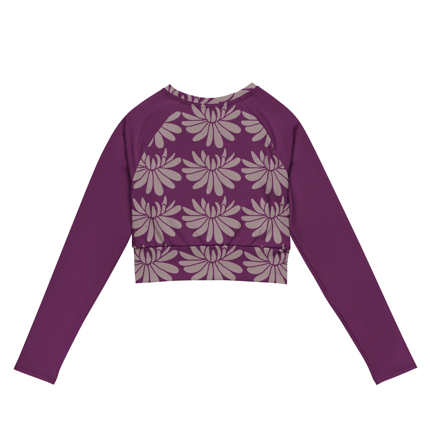 HAPPY LOTUS- long sleeve crop top