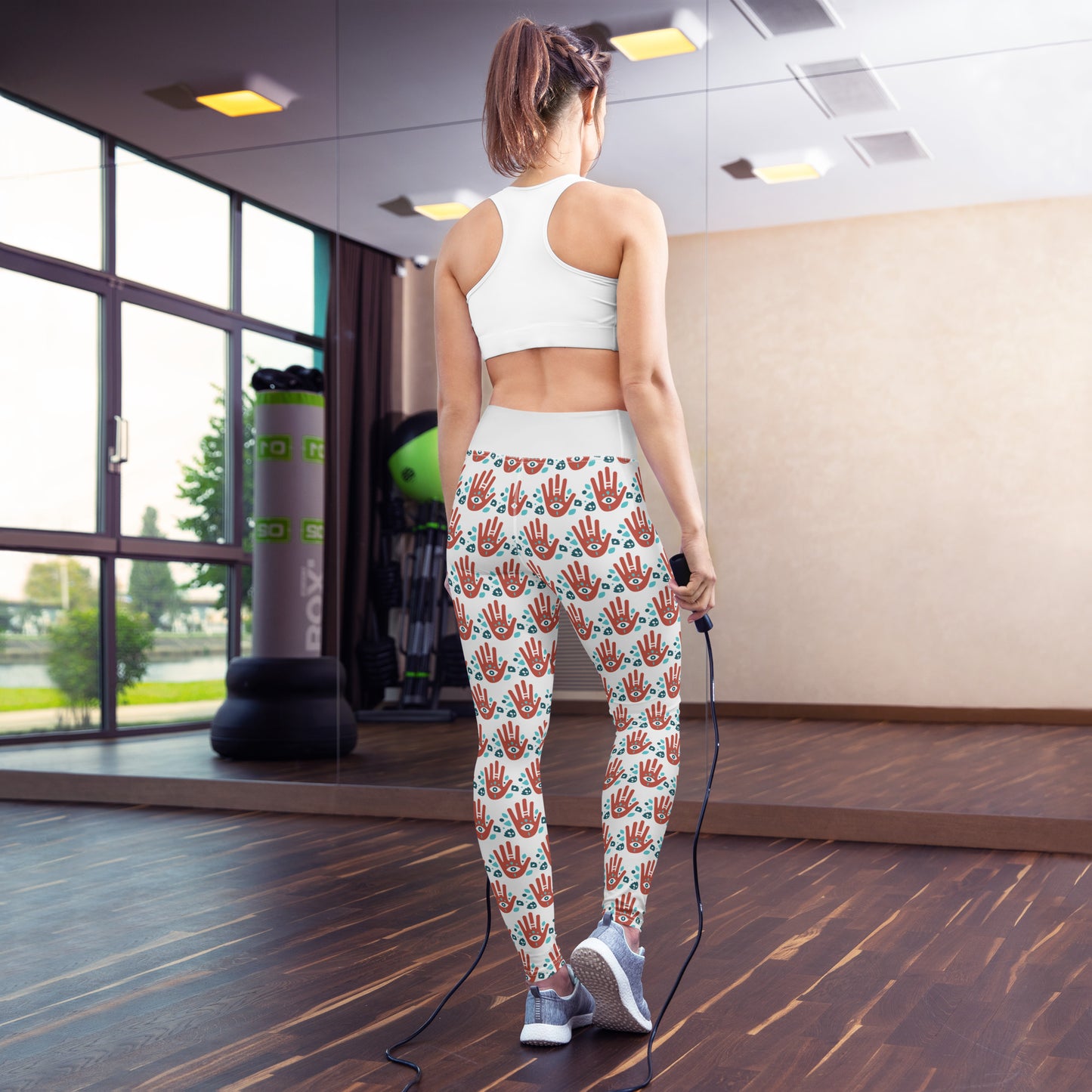 HAMSA HAND-Yoga Leggings