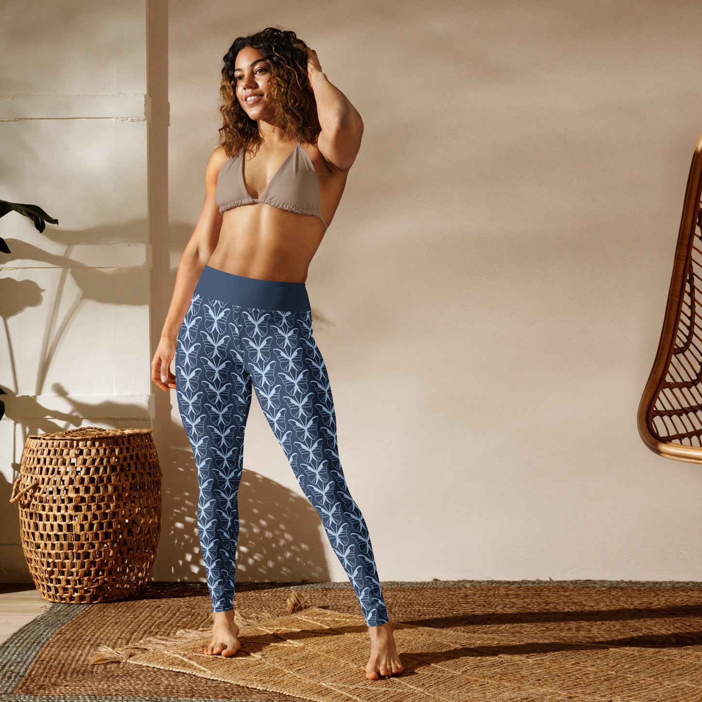 BLUE BUTTERFLY - Yoga Leggings