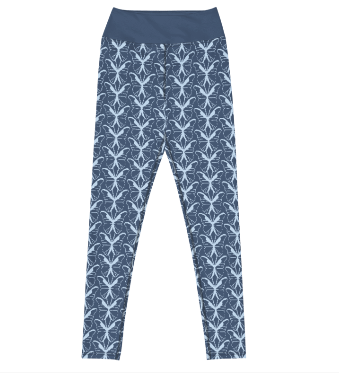 BLUE BUTTERFLY - Yoga Leggings