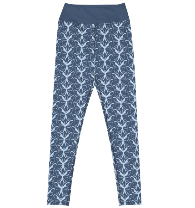 BLUE BUTTERFLY - Yoga Leggings