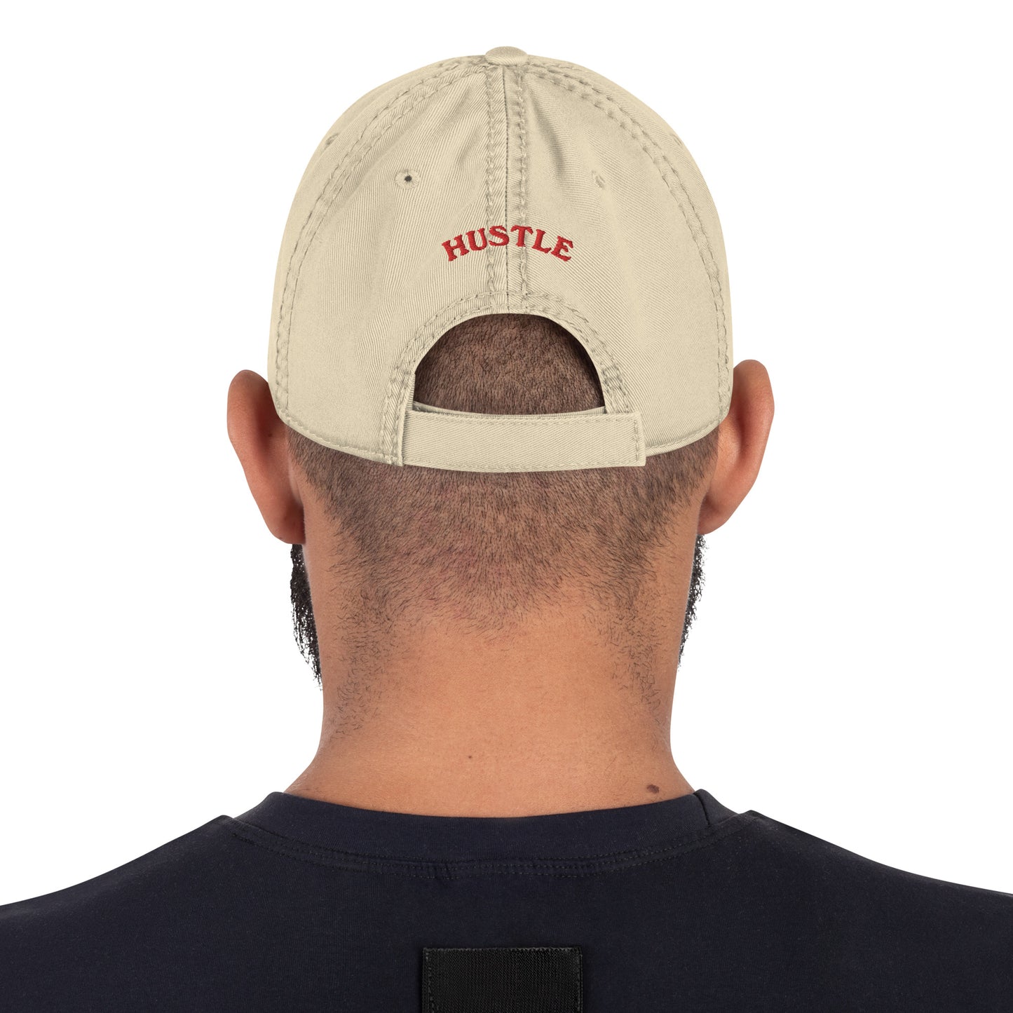 HUSTLE -Distressed Hat