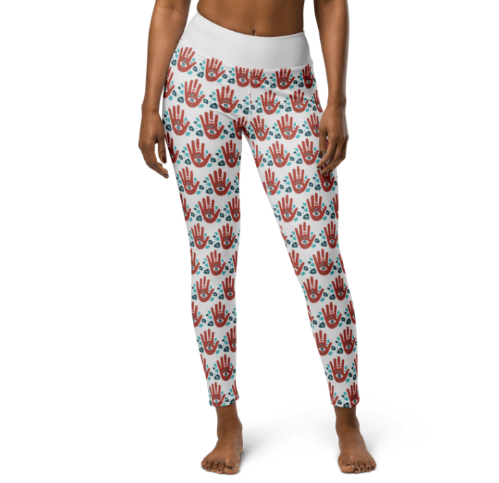 HAMSA HAND-Yoga Leggings