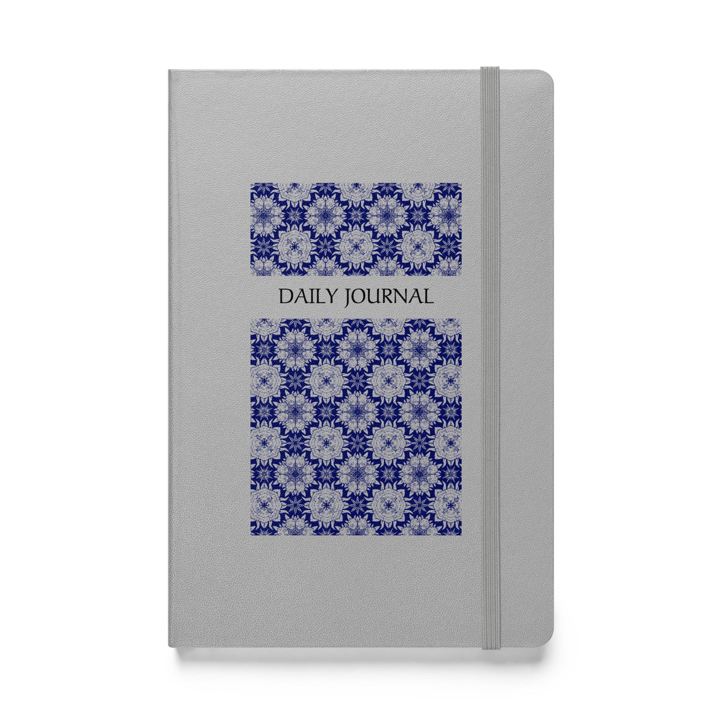 NAVY MANDALA- Hardcover Bound Daily Journal