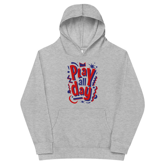 PLAY ALL DAY - Kids fleece hoodie