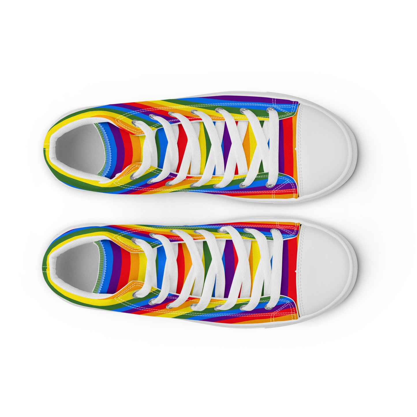 PRIDE-Men’s high top canvas shoes