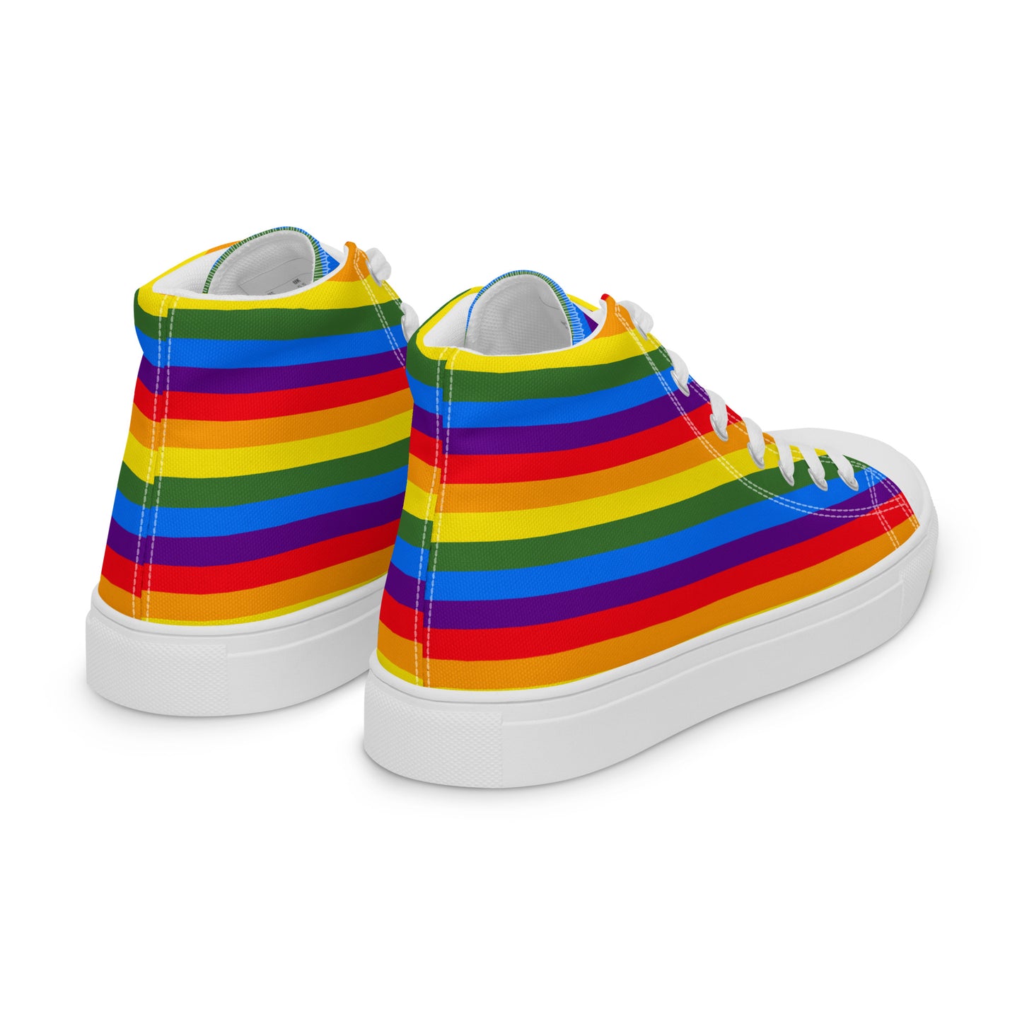 PRIDE-Men’s high top canvas shoes