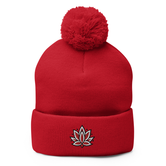 LOVE IT LOTUS-Pom-Pom Beanie