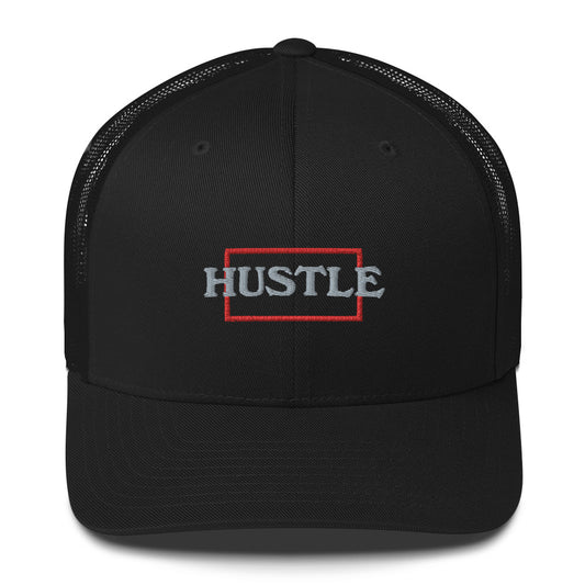 HUSTLE - Embroidered Trucker Cap