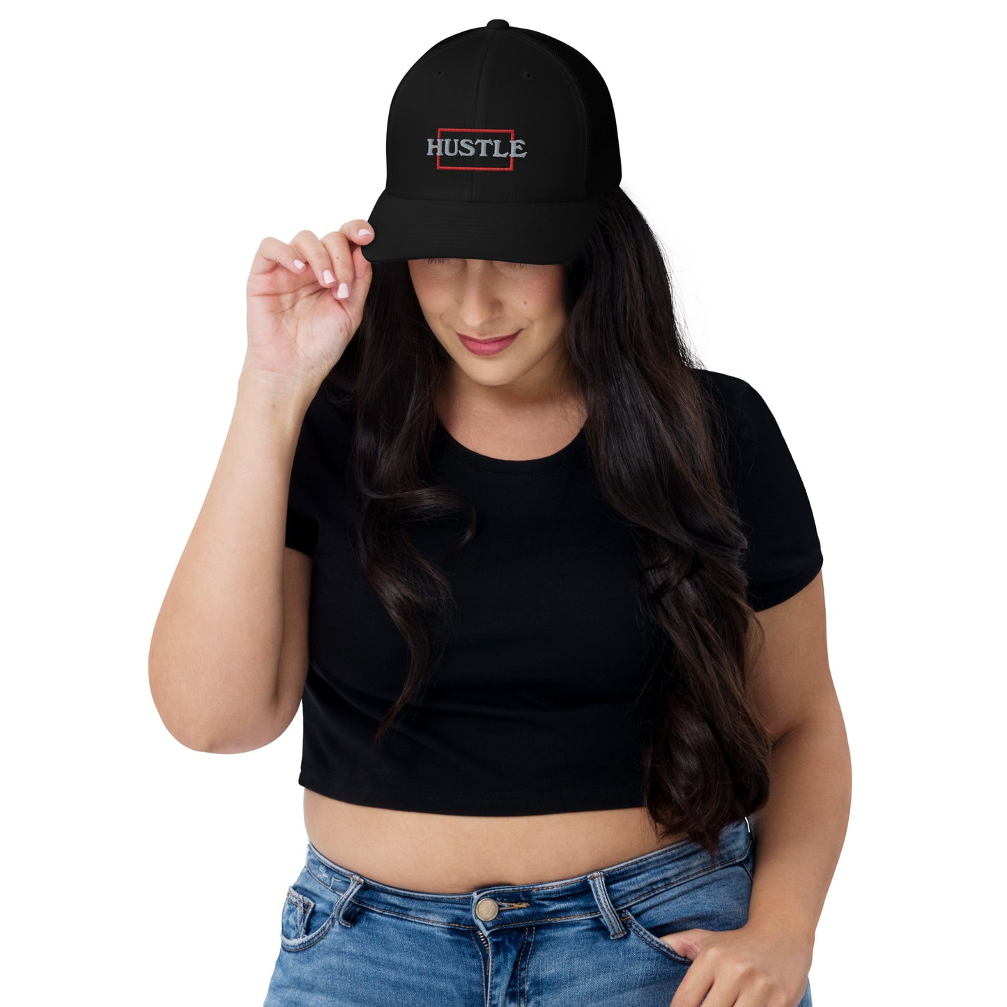 HUSTLE - Embroidered Trucker Cap