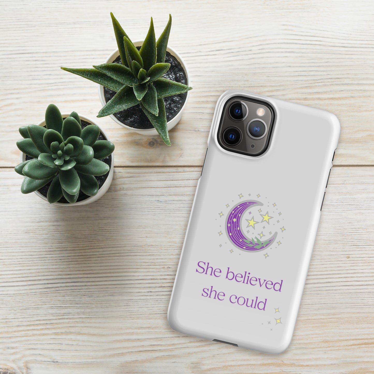 SHE BELIEVED- Snap case for iPhone®