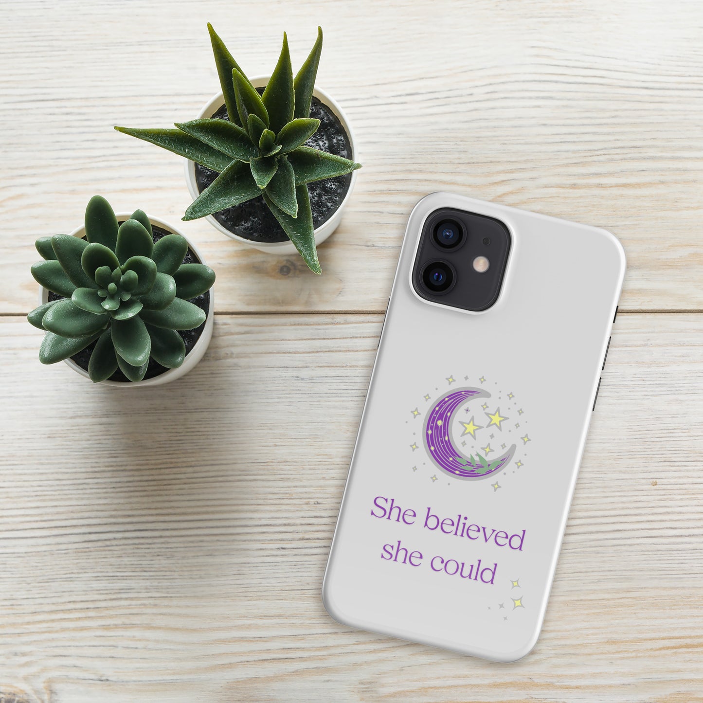 SHE BELIEVED- Snap case for iPhone®