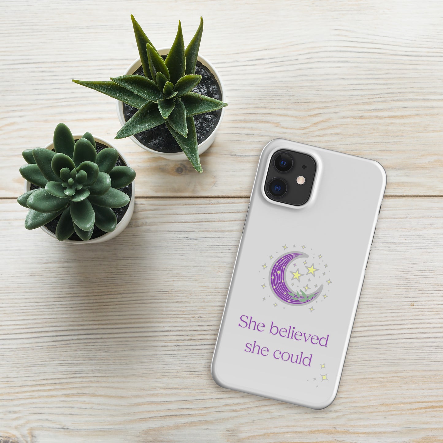 SHE BELIEVED- Snap case for iPhone®