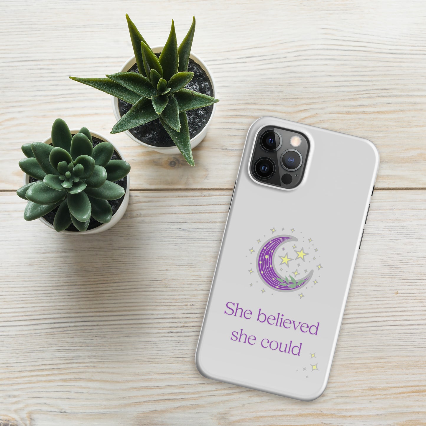 SHE BELIEVED- Snap case for iPhone®