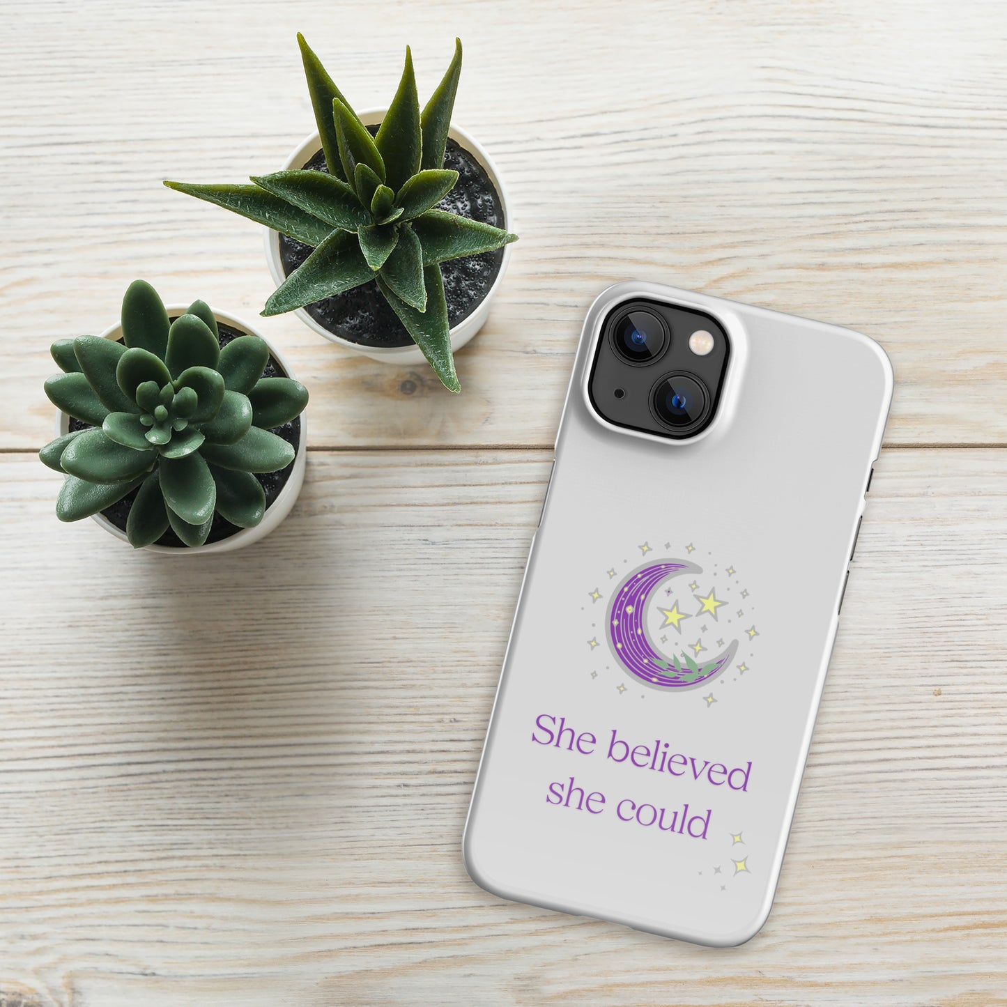 SHE BELIEVED- Snap case for iPhone®