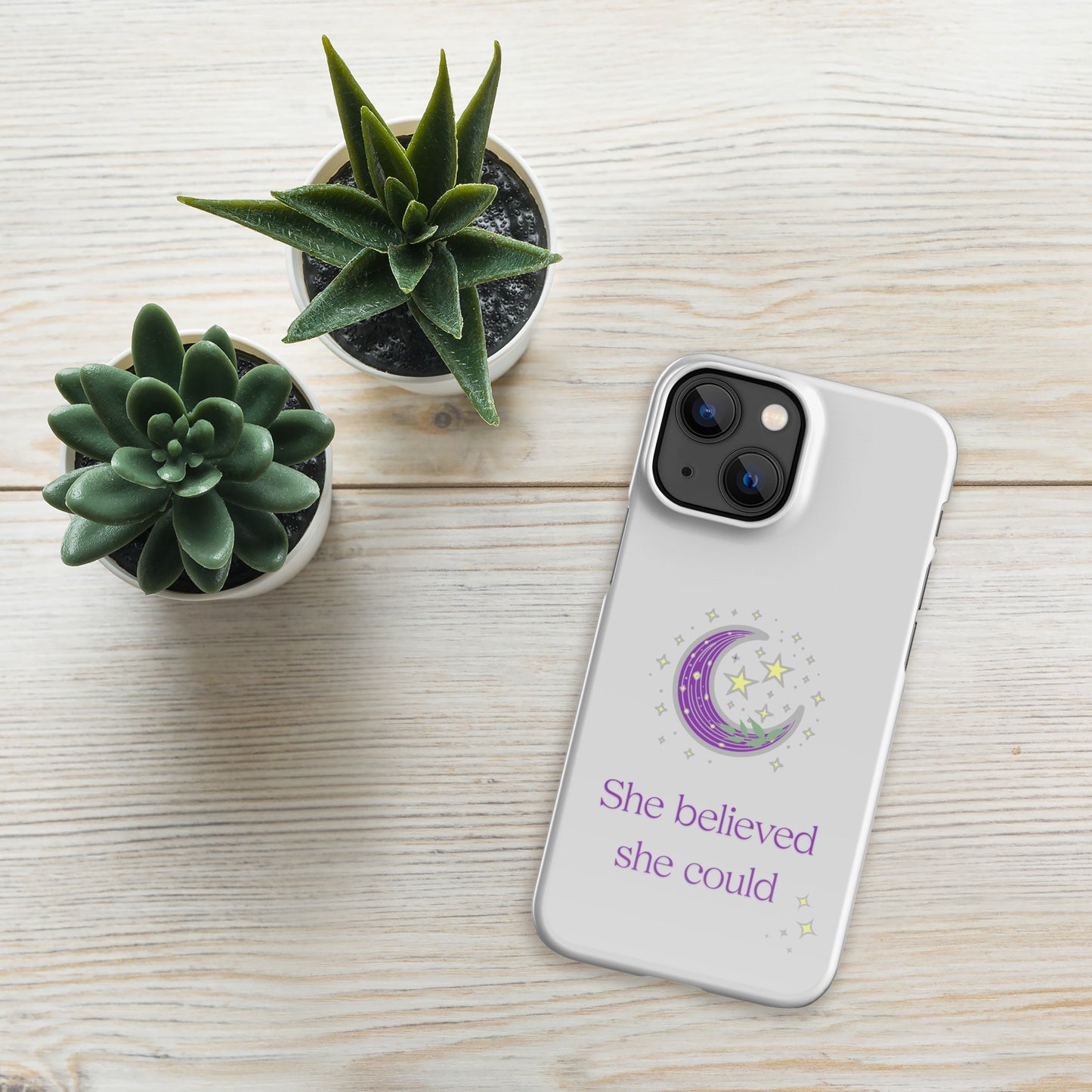 SHE BELIEVED- Snap case for iPhone®