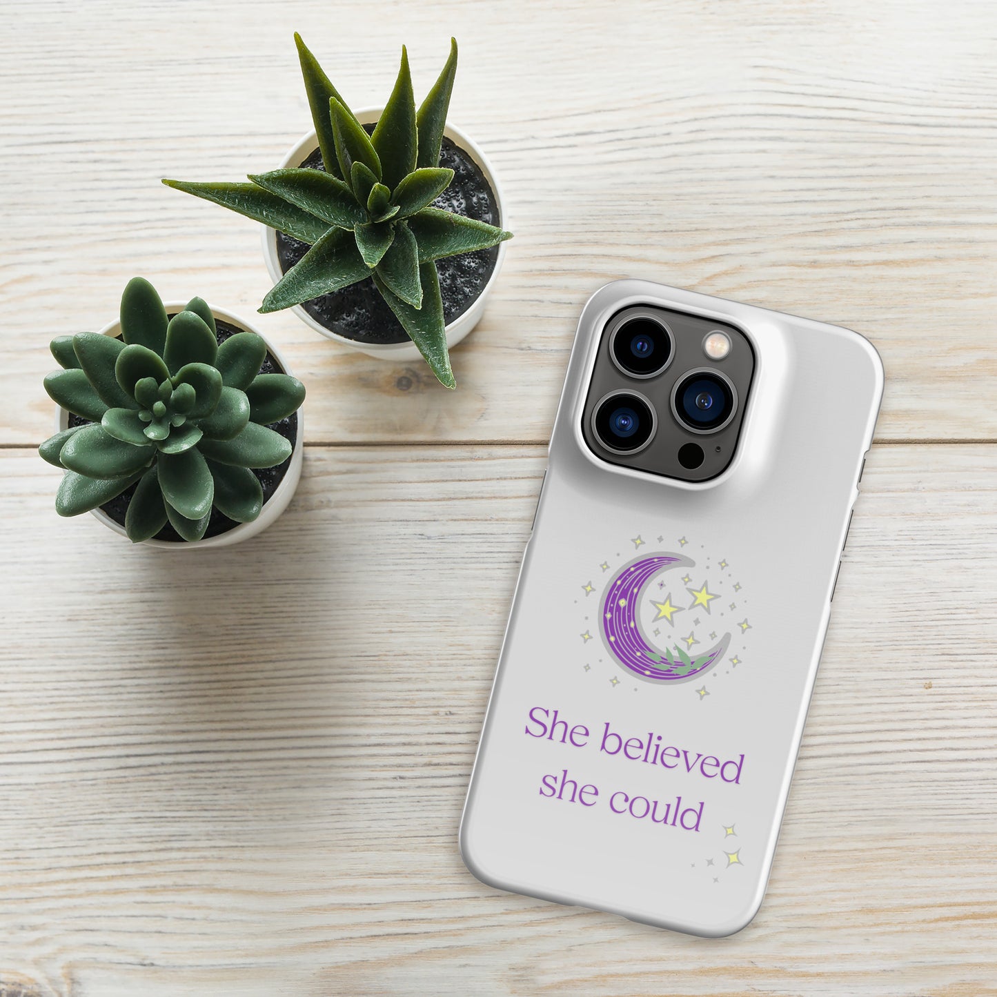 SHE BELIEVED- Snap case for iPhone®