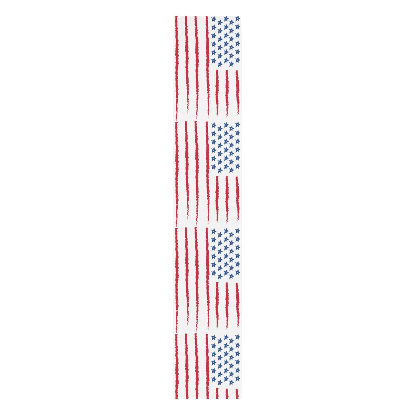 HOME OF THE RED, WHITE AND BLUE- Table runner