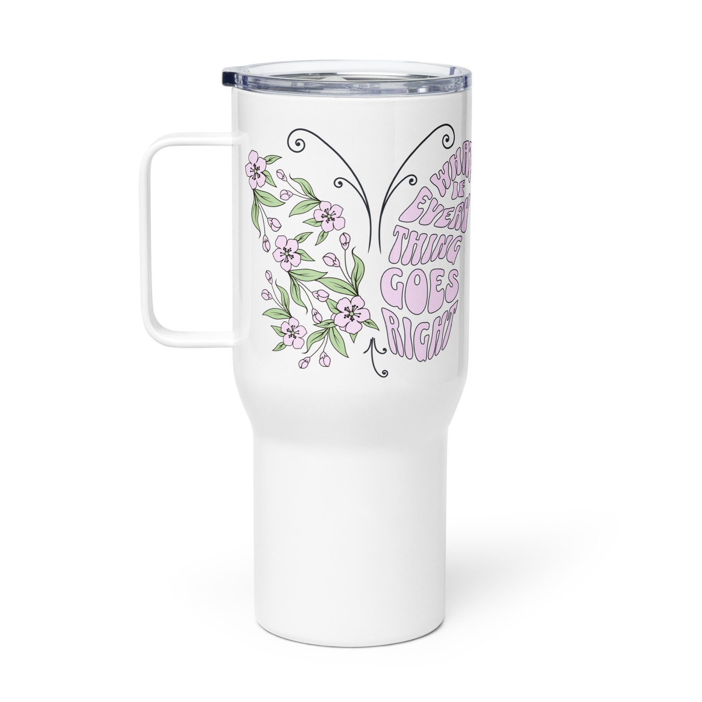 WHAT IF?- Travel mug with a handle