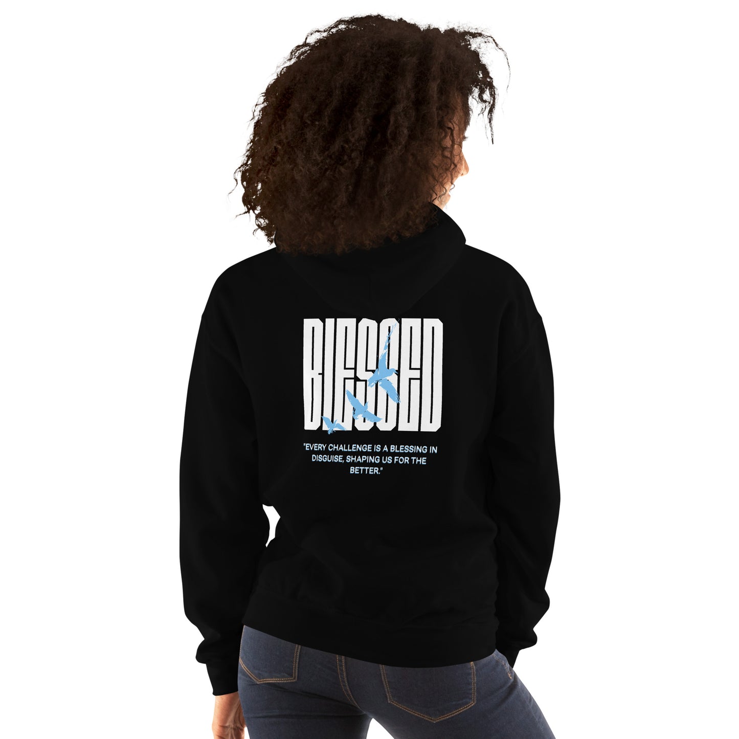 BLESSED Unisex Hoodie (Back Print Only)