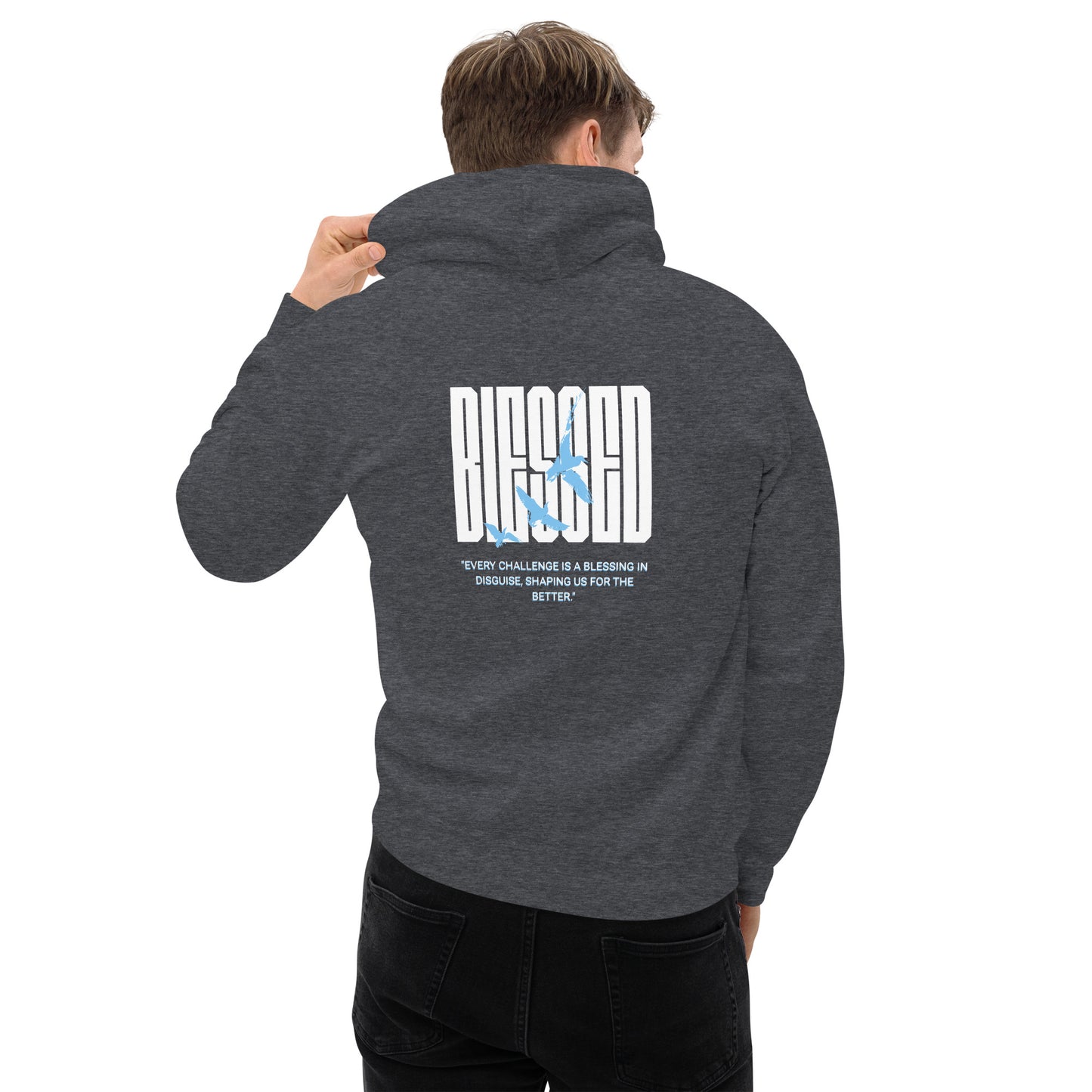 BLESSED Unisex Hoodie (Back Print Only)