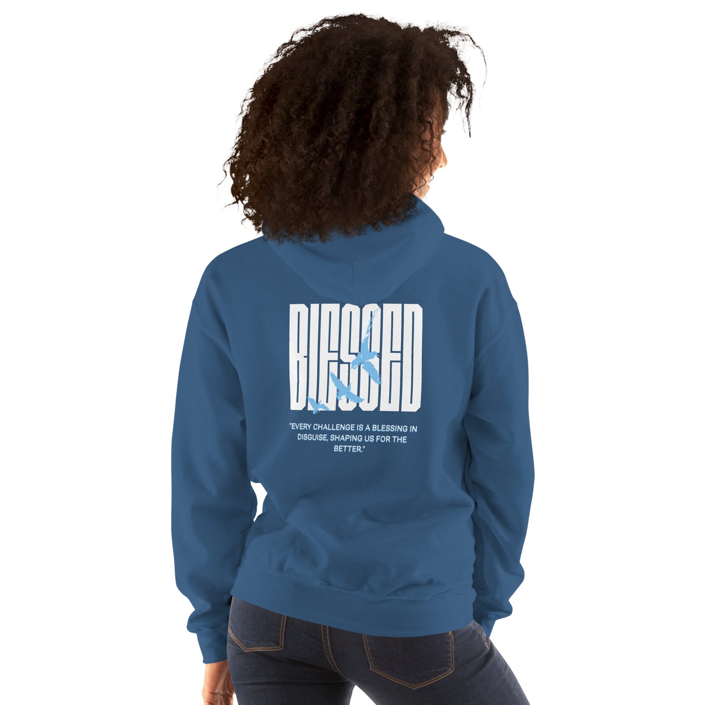 BLESSED Unisex Hoodie (Back Print Only)